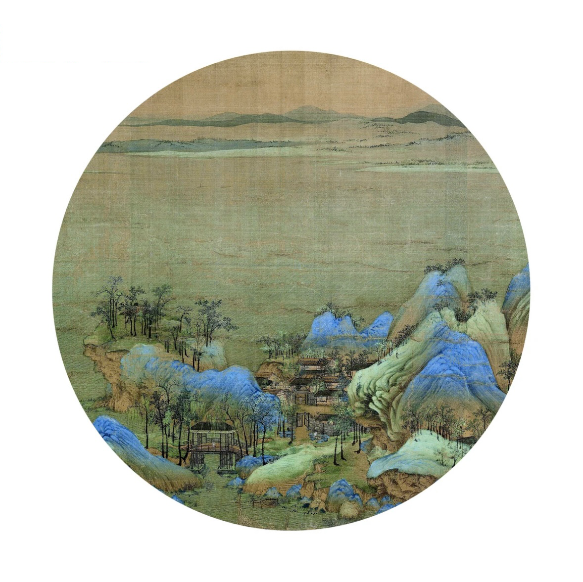 Traditional Chinese Painting: Thousand-Mile Rivers and Mountains