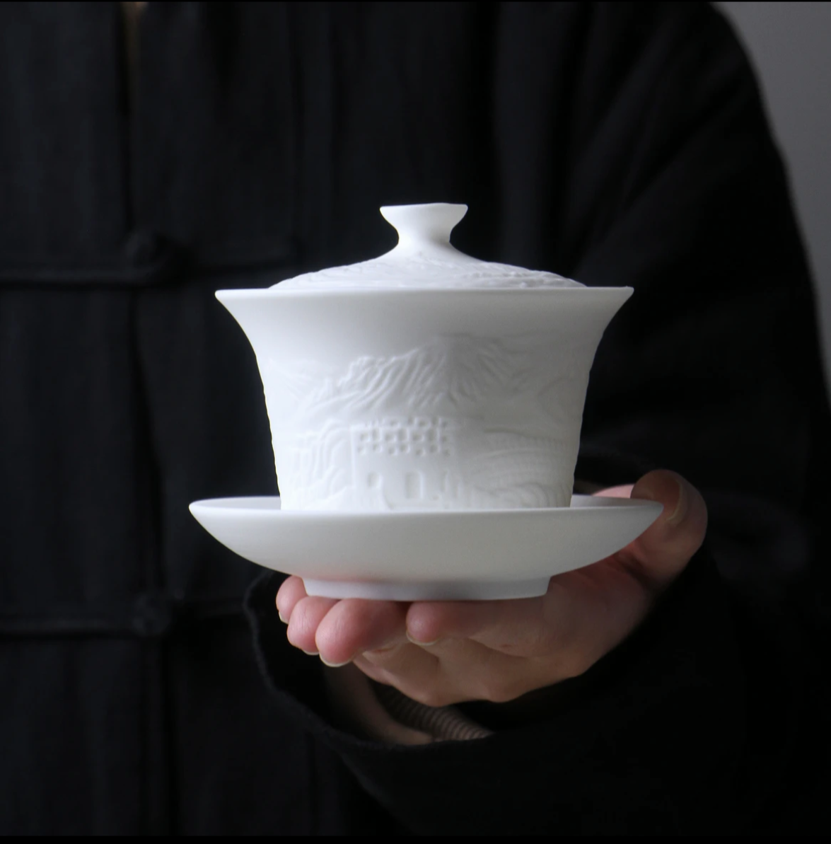 The Great Wall White Porcelain Tea Set