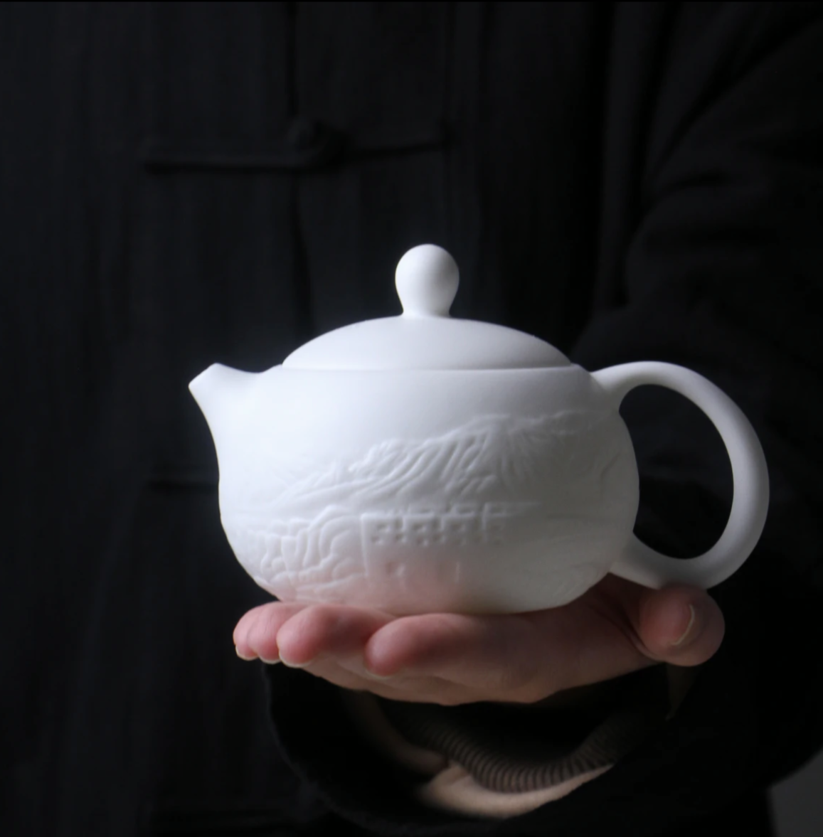 The Great Wall White Porcelain Tea Set