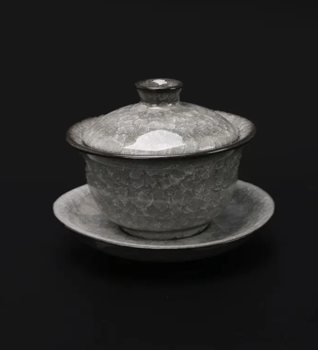 Chinese Ice-inspired Tea Set: Arctic Elegance