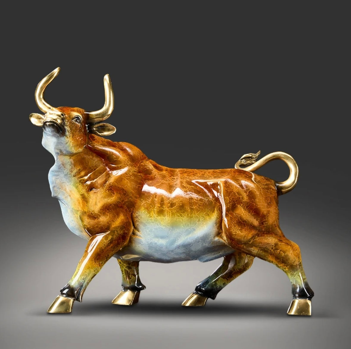 Bronze Bull Radiant Reverie: The Golden Vigor of Ascension